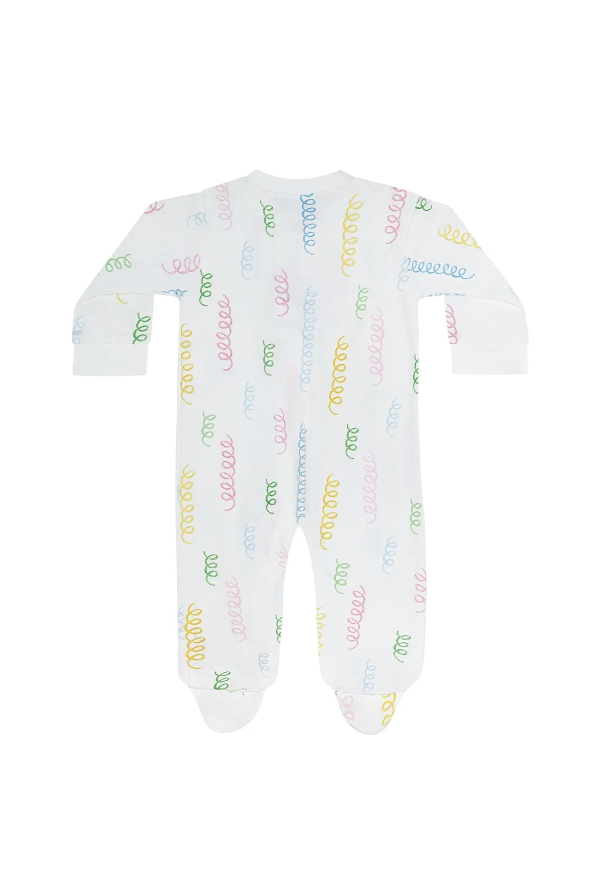 Spirals Zipper Footie