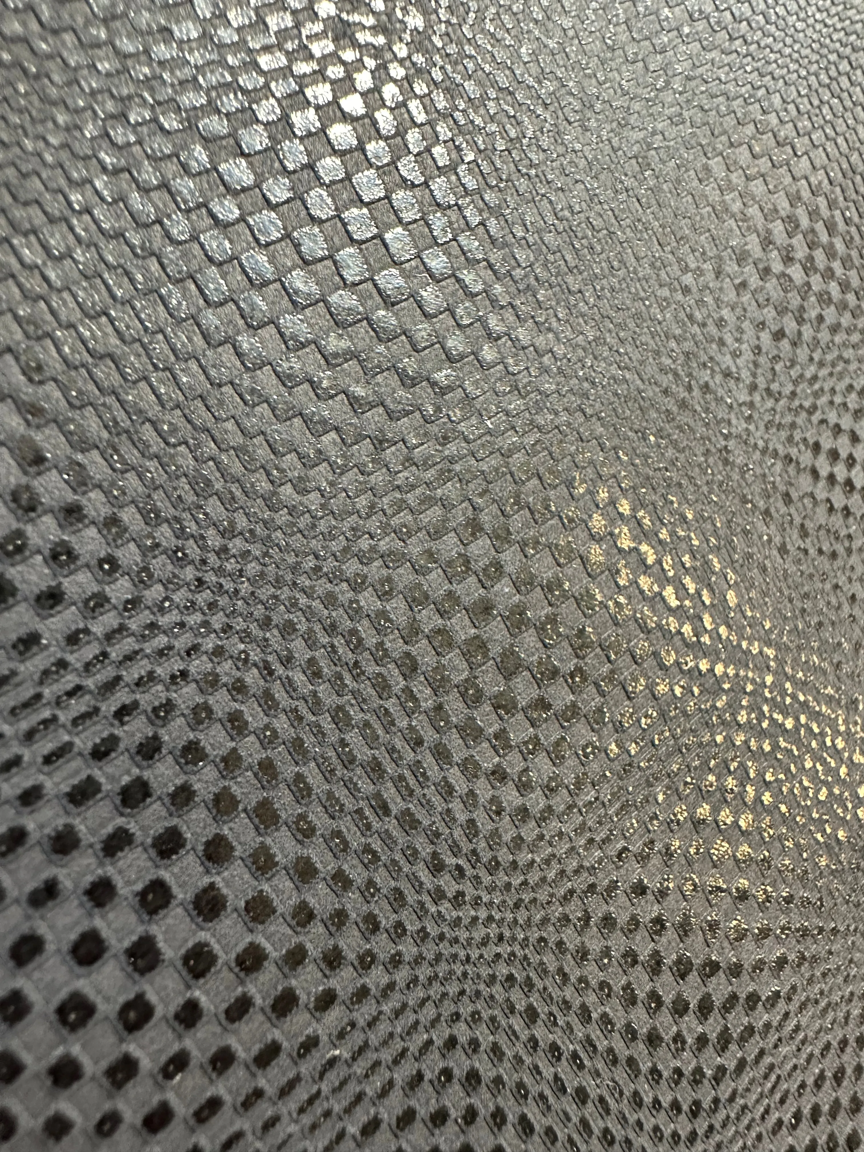 Spotted Black Leather pieces