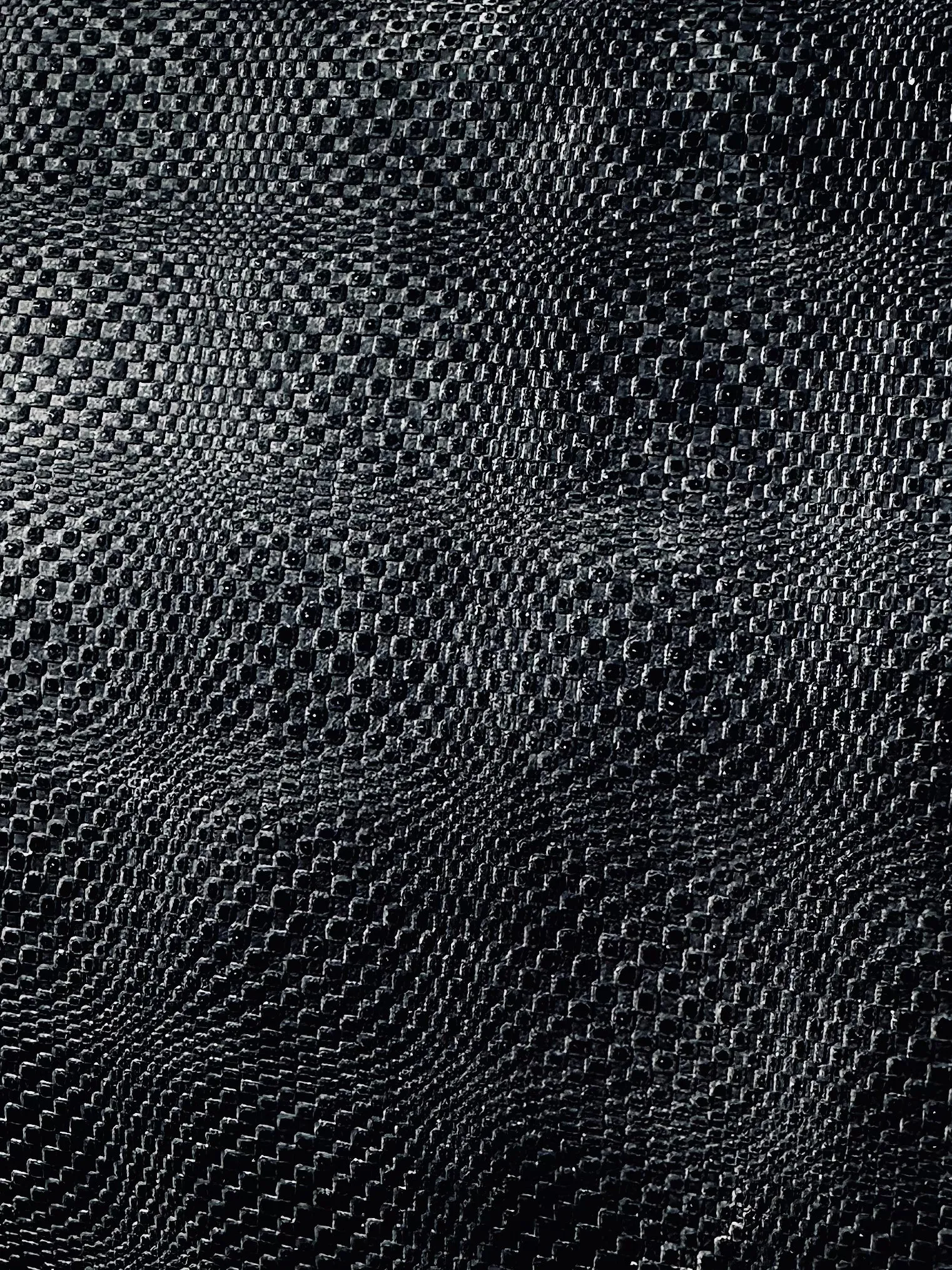 Spotted Black Leather pieces