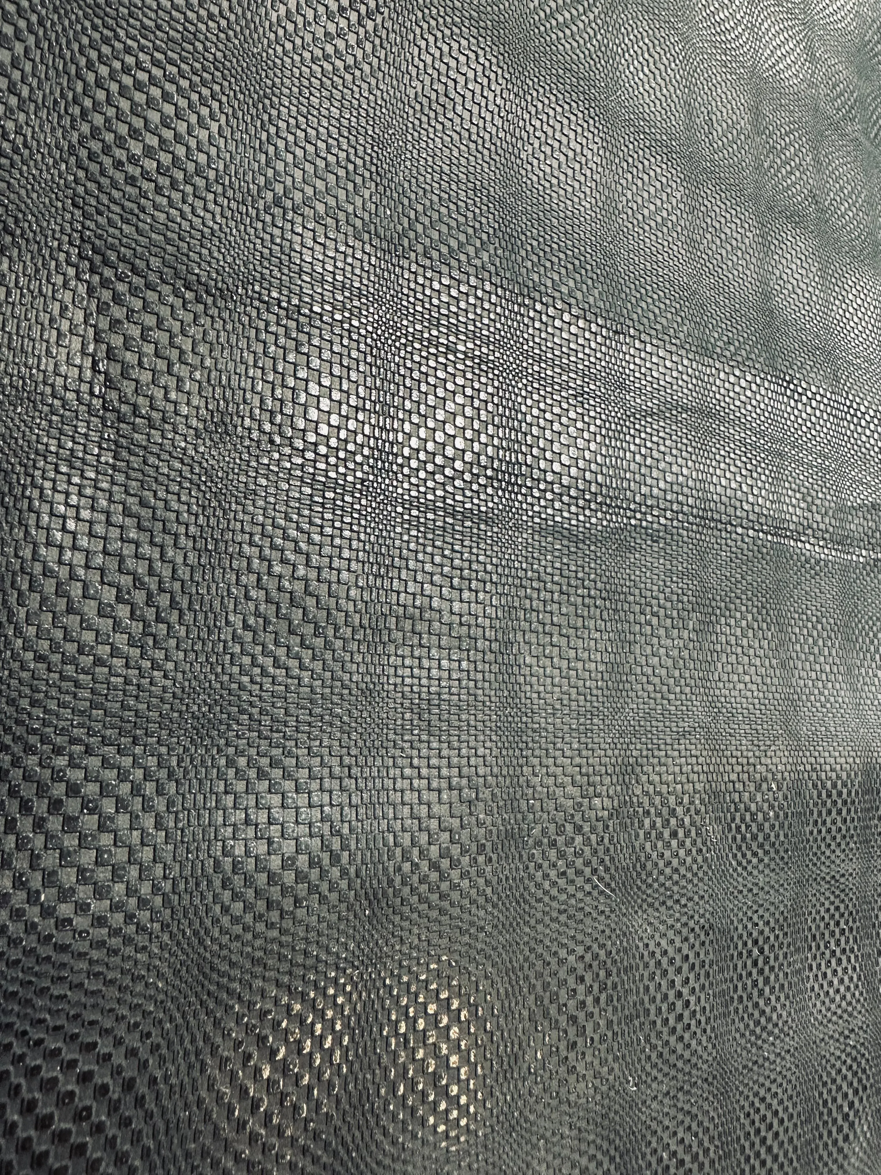 Spotted Black Leather pieces