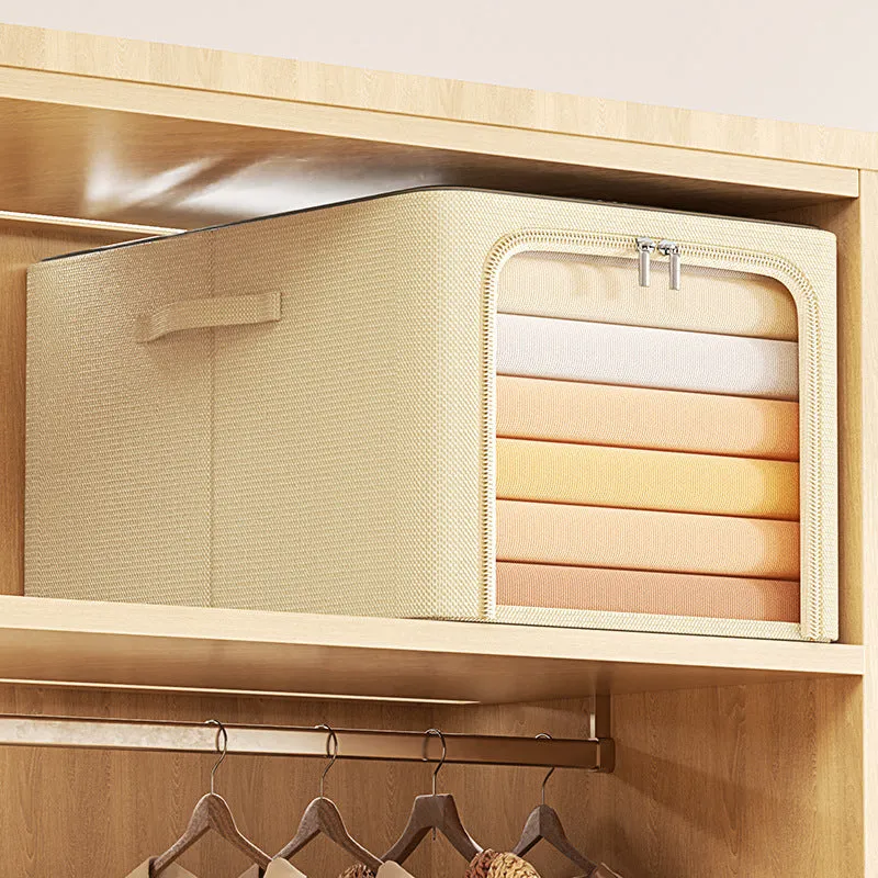 🔥Spring Hot Sale - 30% Off - 🎁2023 Upgraded Waterproof Cotton Linen Steel Frame Storage Box