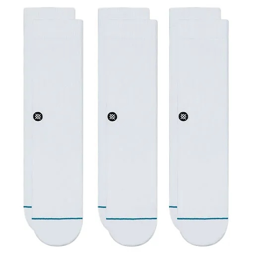 Stance Icon 3 Pack - White