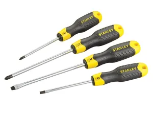 Stanley Tools Cushion Grip Screwdriver Set, 4 Piece Sl/Ph