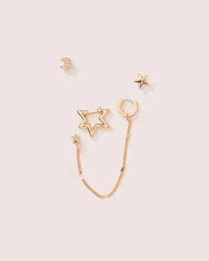 STAR EARRING SET