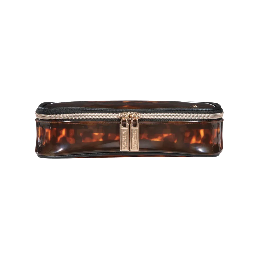 Stephanie Johnson - Claire Medium Makeup Case - Clear Tortoise