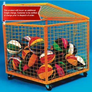 Storage Cage On Wheels - Lid No Divider
