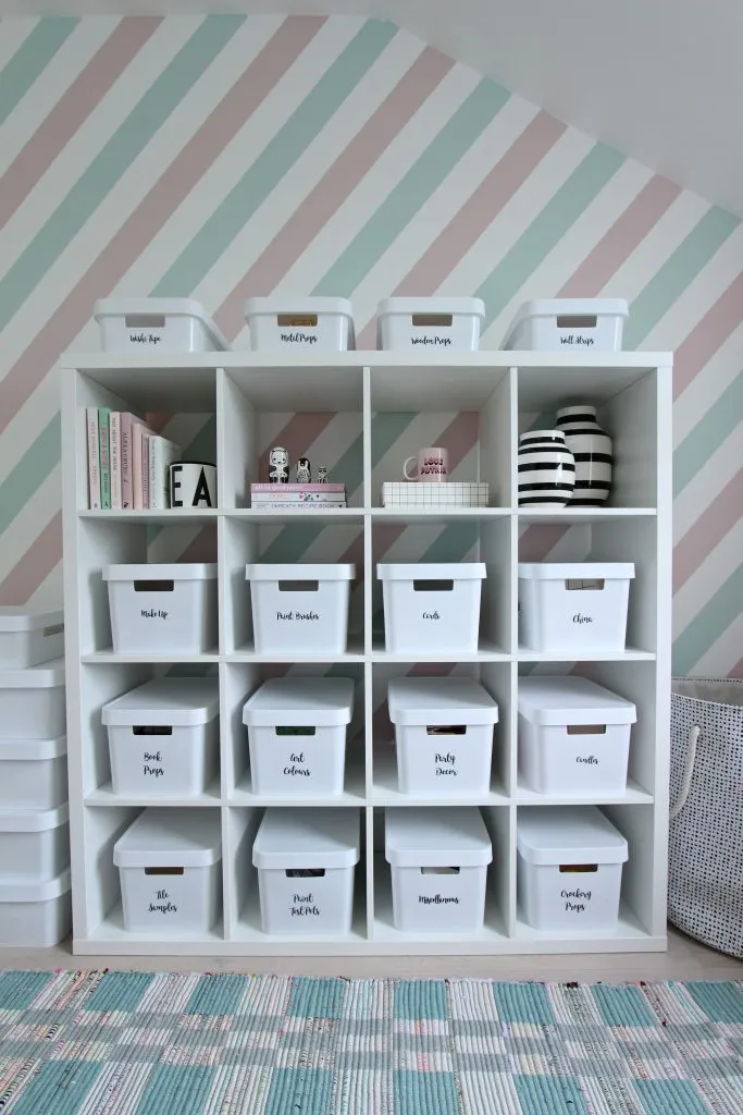 Storage Words Vinyl Stickers
