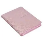 Strength and Dignity Pink Faux Leather Journal Proverbs 31:25