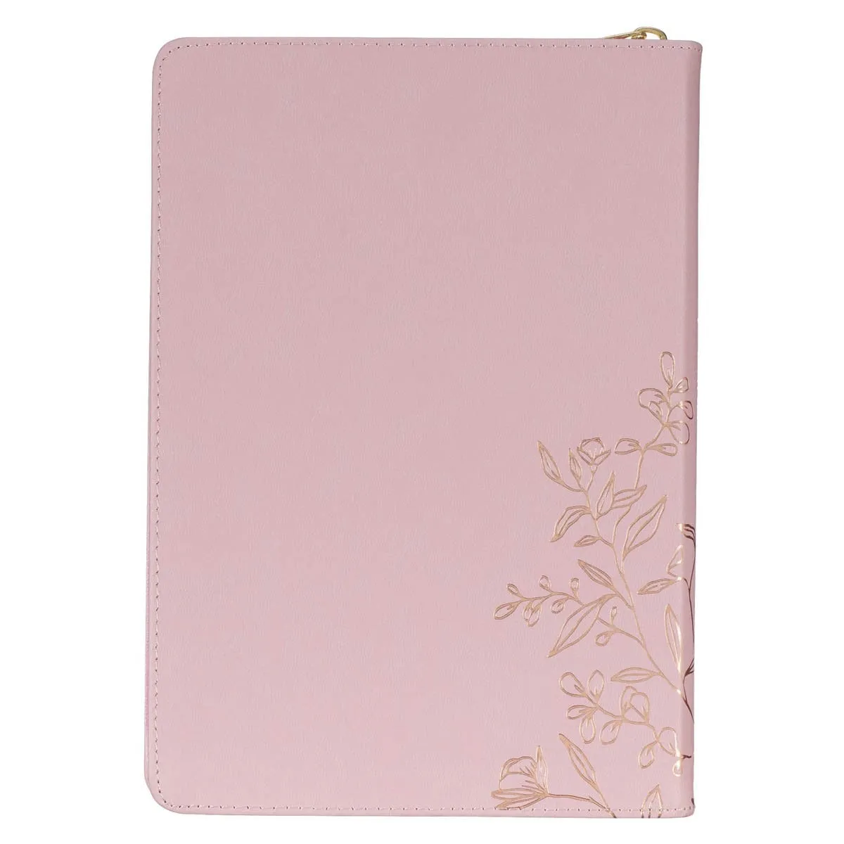 Strength and Dignity Pink Faux Leather Journal Proverbs 31:25