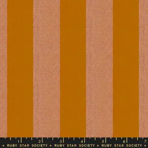 Stripe in Saddle -- Warp & Weft Heirlooms Wovens --  Alexia Abegg for Ruby Star Society -- Moda Fabrics