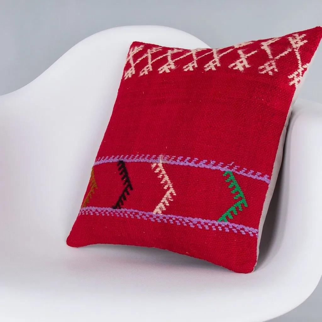 Striped Multiple Color Kilim Pillow Cover 16x16 7570