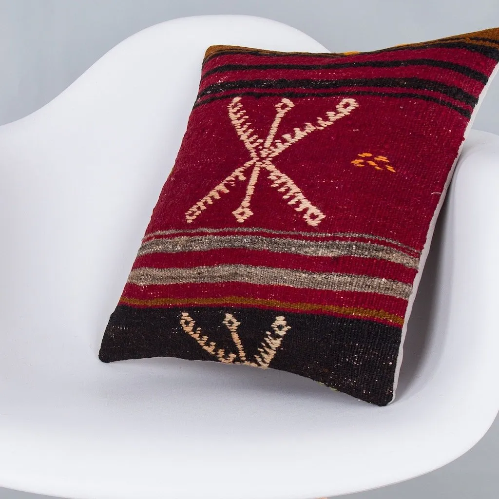 Striped Multiple Color Kilim Pillow Cover 16x16 7633