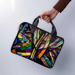 Subway Style Laptop Sleeve With Handle