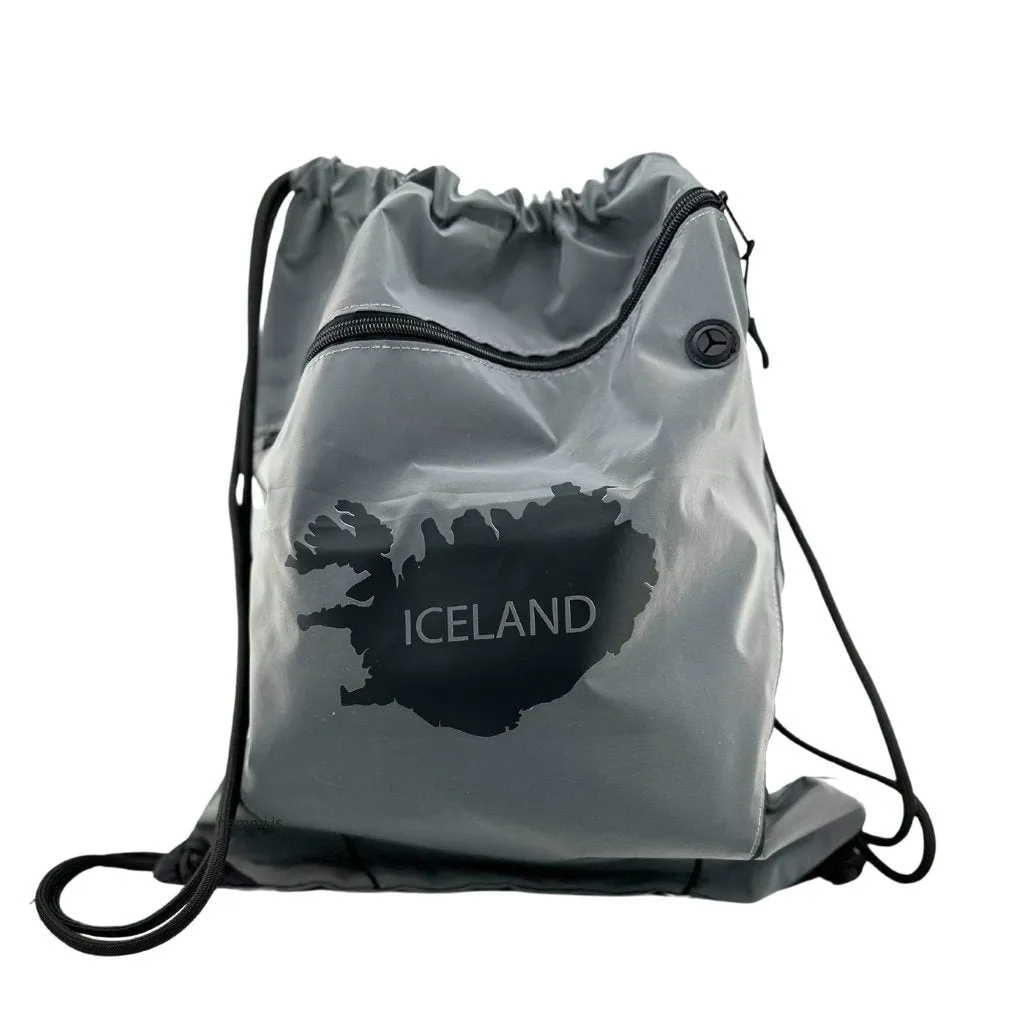 Swim Bag with Zipper - Grey
