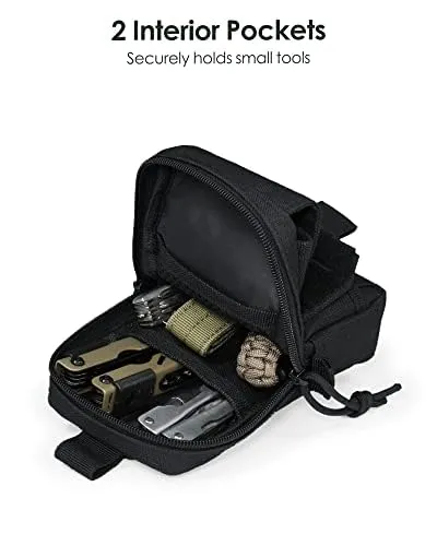 TACTICISM Toiletry Bag for Men & Molle Pouch, Buncle
