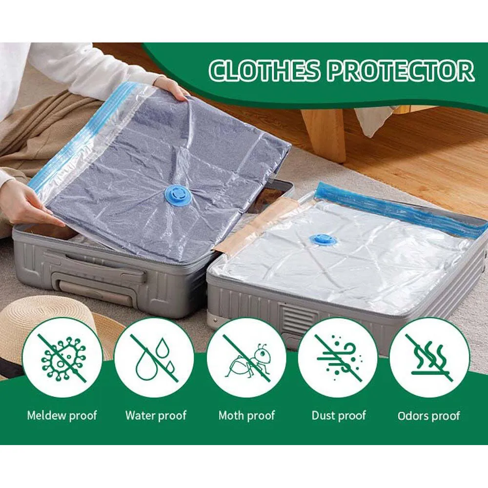 Taili Vacuum Storage Bag Set with Hand Pump - 12 Pack