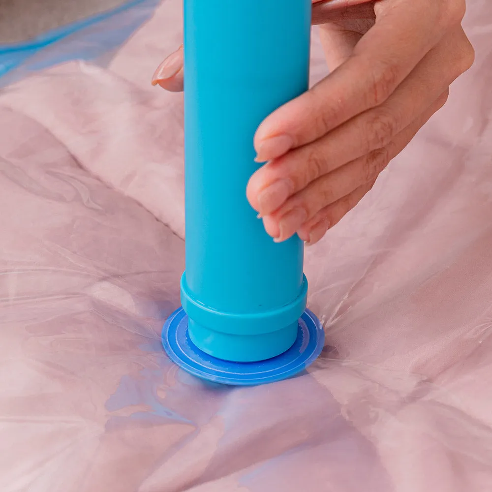 Taili Vacuum Storage Bag Set with Hand Pump - 80x100cm, 8 Pieces