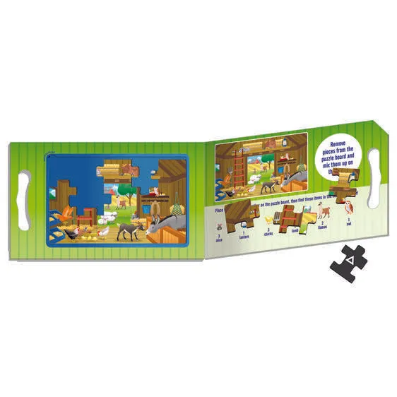 Take Along Magnetic Jigsaw Puzzles - On the Farm