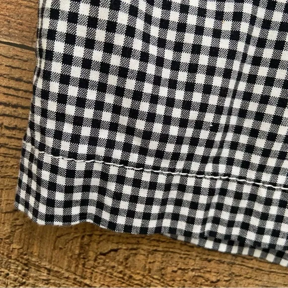TALBOTS Gingham Plaid Shorts with Pockets