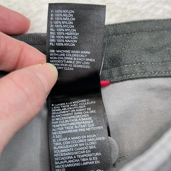 The North Face Gray Nylon Hiking Shorts Size 4