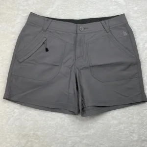 The North Face Gray Nylon Hiking Shorts Size 4