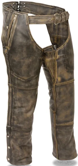 The "Patriot" Premium Chaps-Brown