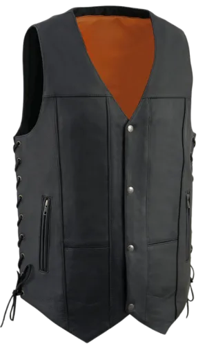 The "Top Biller" 10 Pocket Leather Vest