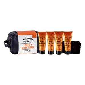 The Scottish Fine Soaps Company Men’s Grooming Travel Bag 4 x 75ml