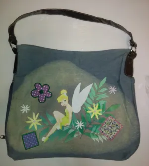 Tinkerbell Denim Tote Bag