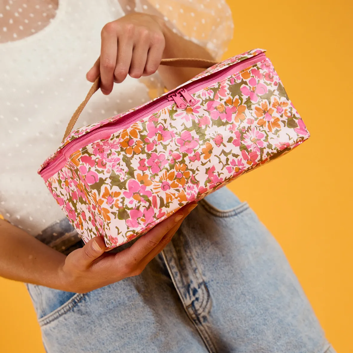 Toiletry Stash Bag Garden Spritz