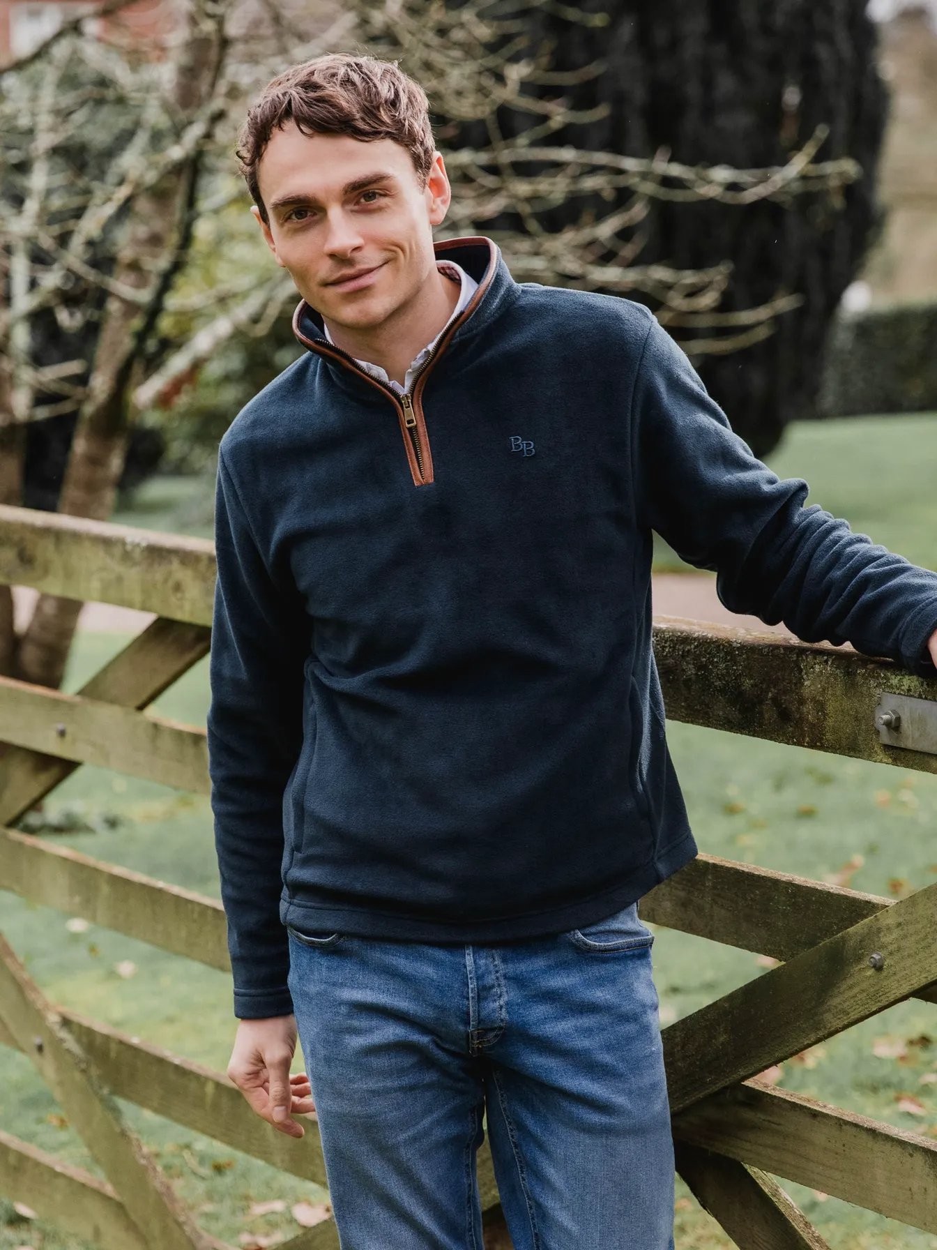 Topsham Unisex Fleece - Navy