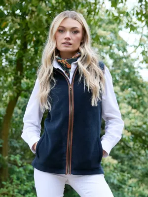 Topsham Women's Fleece Gilet - Navy