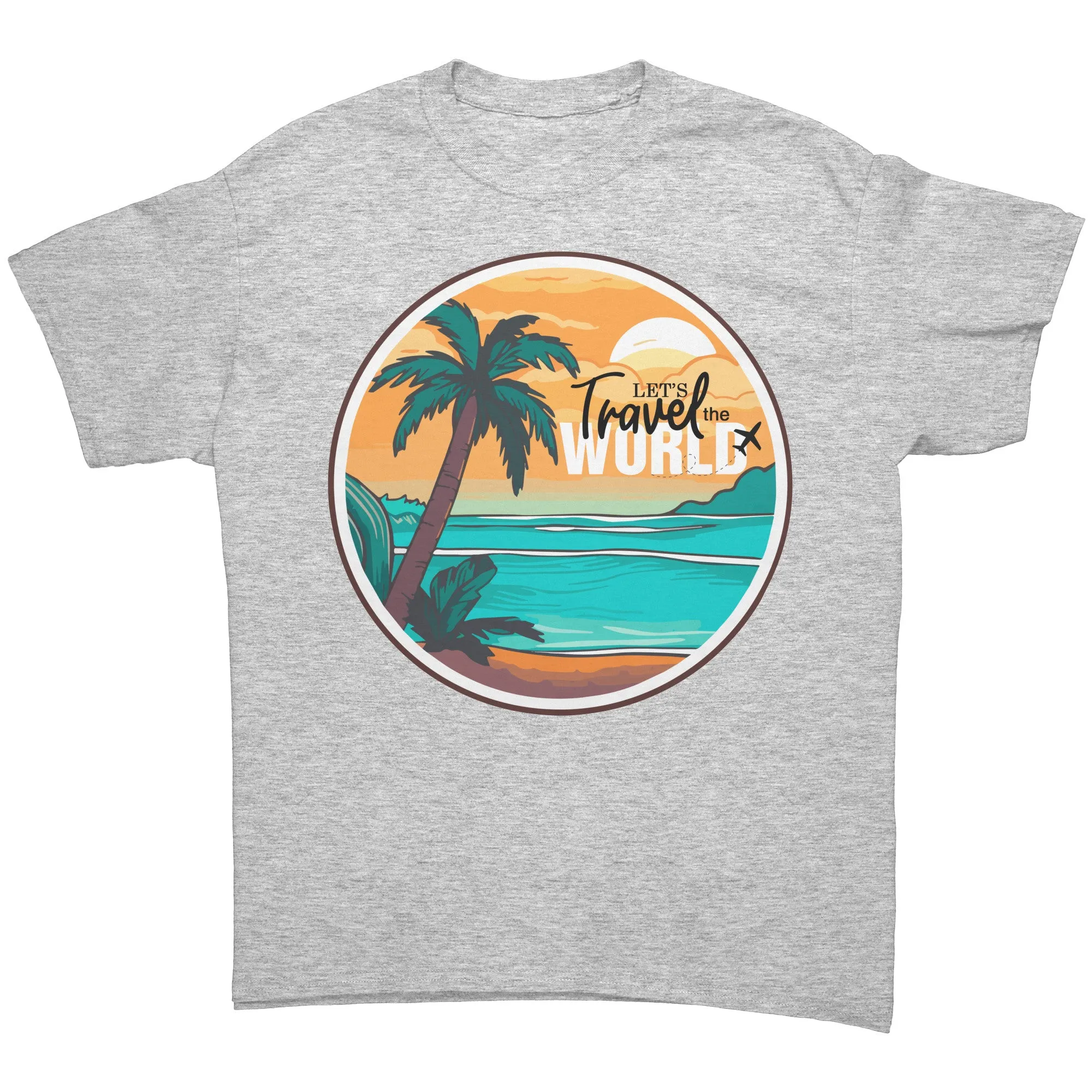 Travel Shirt, Lets Travel the World Shirt, World Traveler Shirt, Gift for Traveler Tshirt, Vacation Shirt, Adventure Shirt, Souvenir Gift