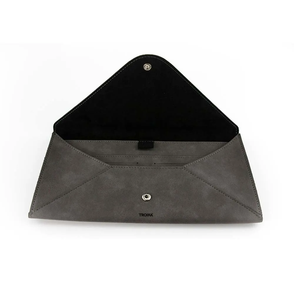 TROIKA Organiser Case for Travel Documents EXPLORE - Grey