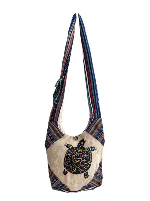 Turtle print shoulder bag