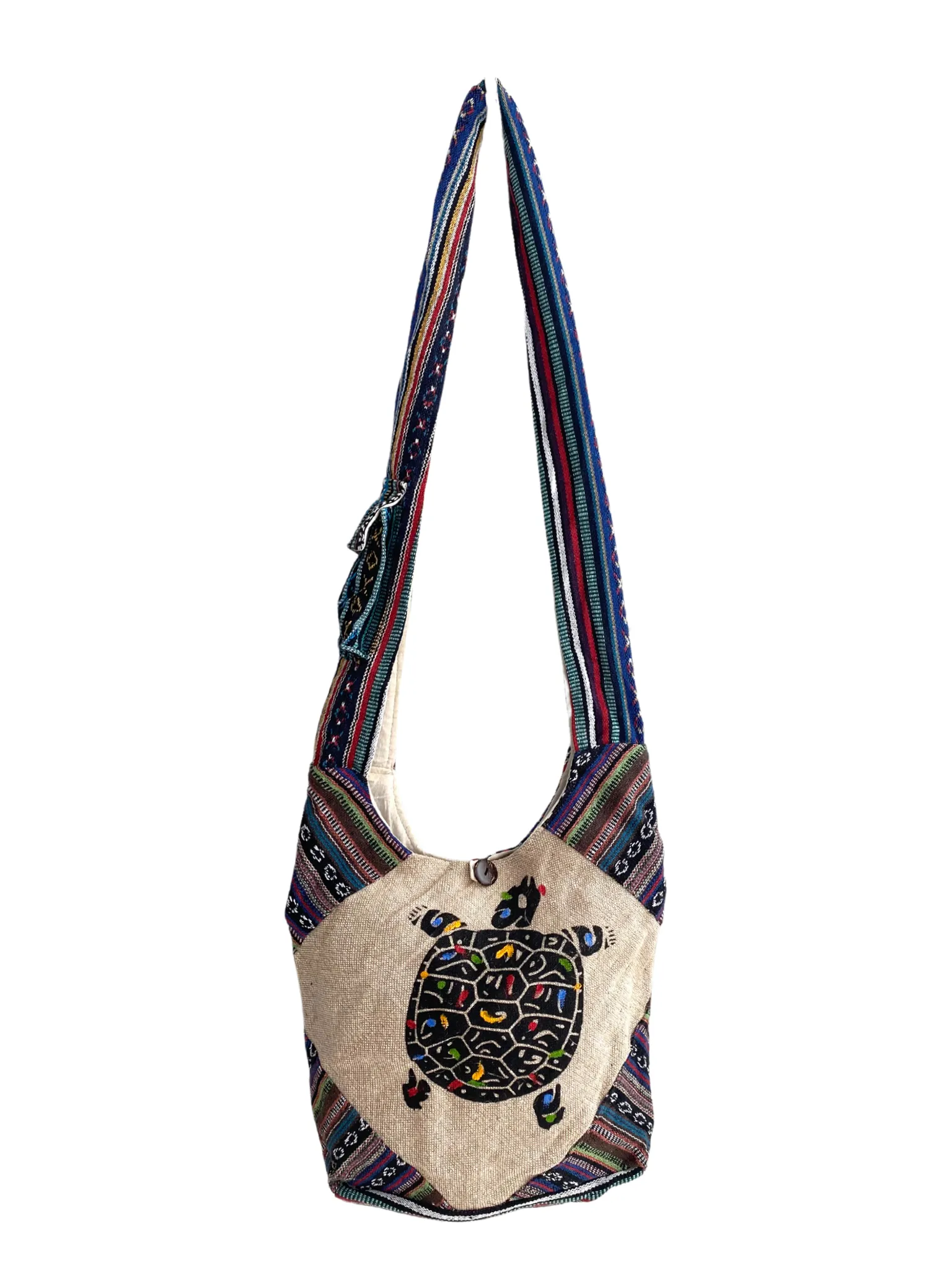 Turtle print shoulder bag