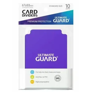Ultimate Guard Card Dividers Standard Size Purple 10ct
