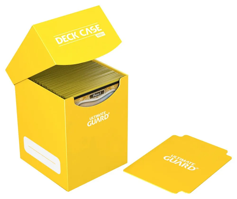 Ultimate Guard Deck Case 100  Standard Size Yellow