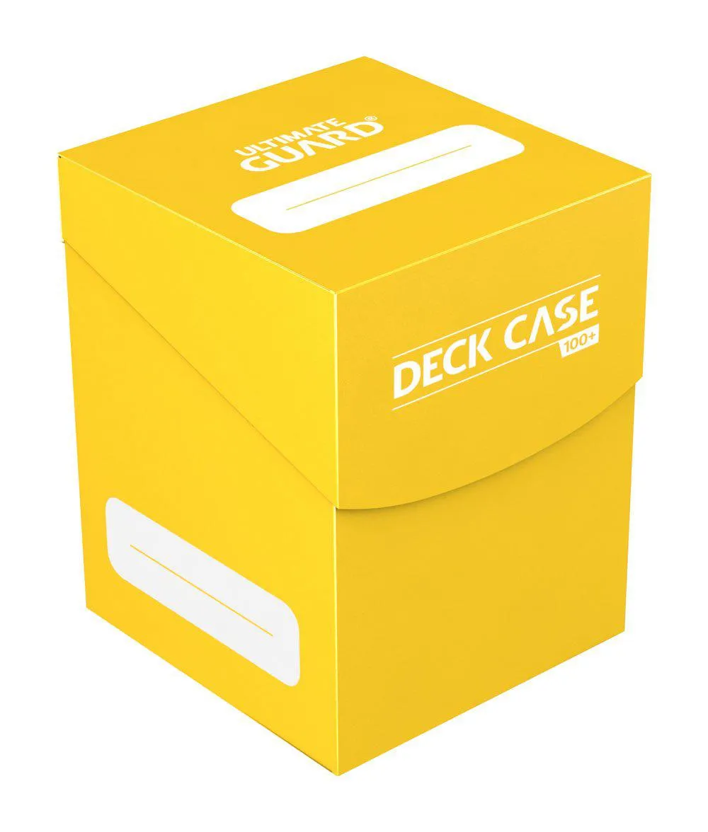 Ultimate Guard Deck Case 100  Standard Size Yellow