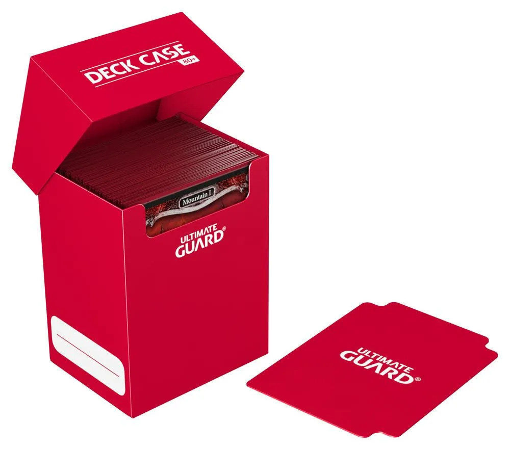 Ultimate Guard Deck Case 80  Standard Size Red