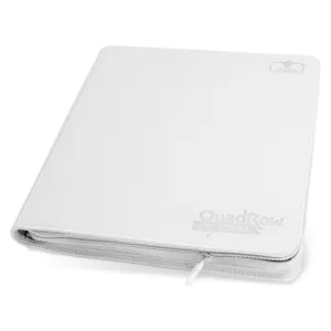 Ultimate Guard Zipfolio 24-Pocket XenoSkin (Quadrow) - White