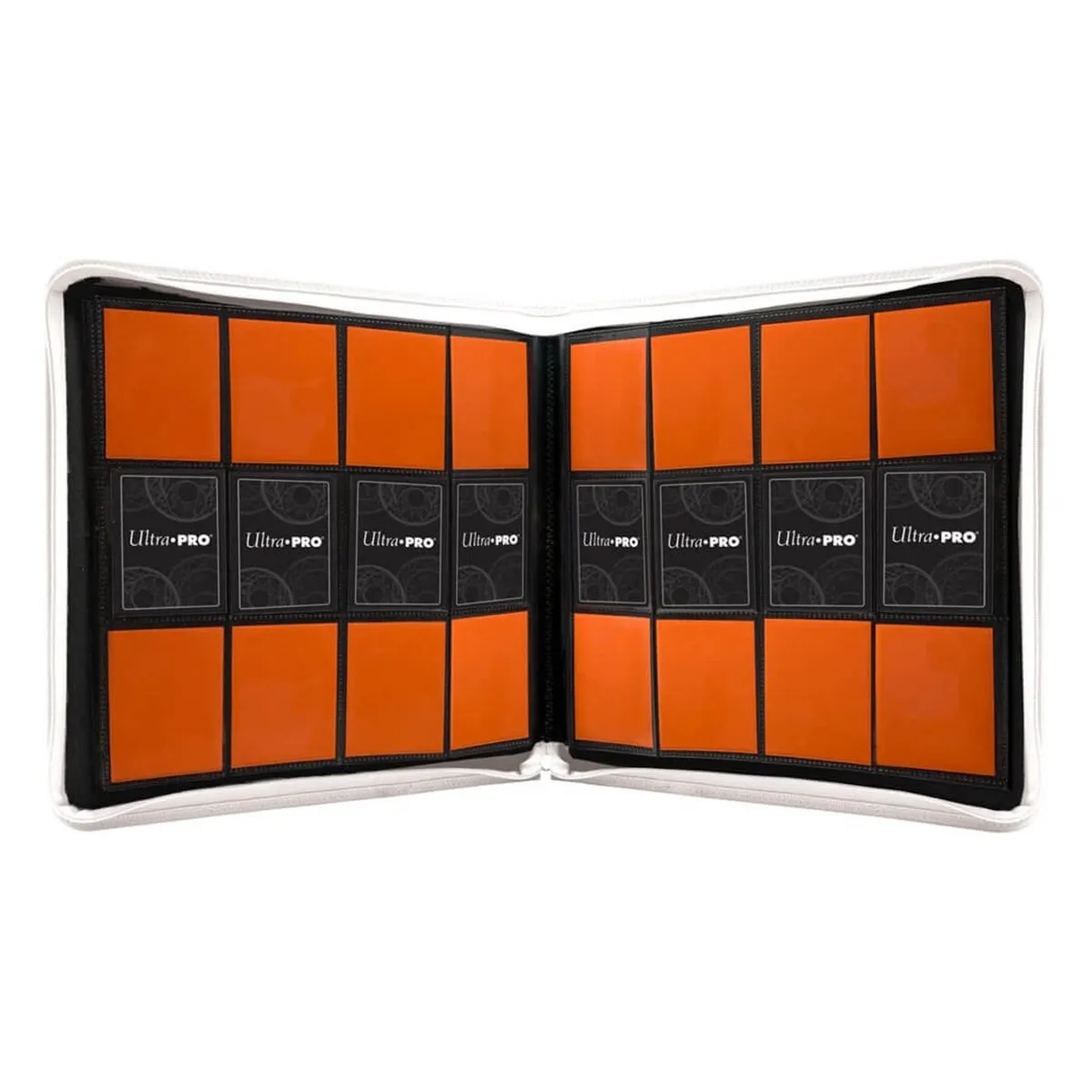 ULTRA PRO Binder - 12 pocket Zippered PRO Binder- White