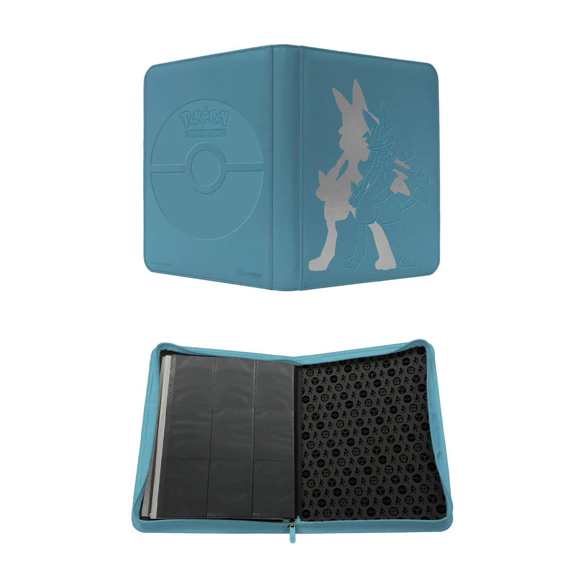 ULTRA PRO Pokemon - 9PKT- Zippered PRO Binder- Elite Series Lucario