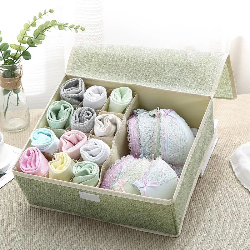 Underwear Socks Storage Container Closet Divider Box Two-in-one Storage Box