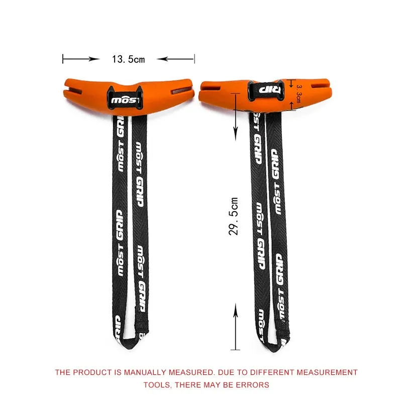 Unisex Fitness Pull-up Training Handle Grip Lifting  Tension Resistance Bands