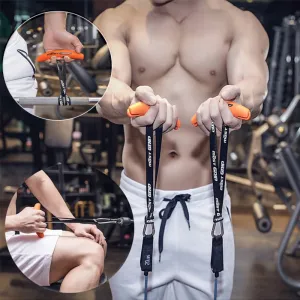 Unisex Fitness Pull-up Training Handle Grip Lifting  Tension Resistance Bands