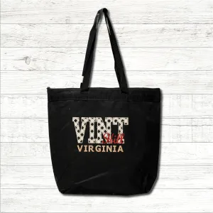 VINT Hill Zippered TOTE Bag