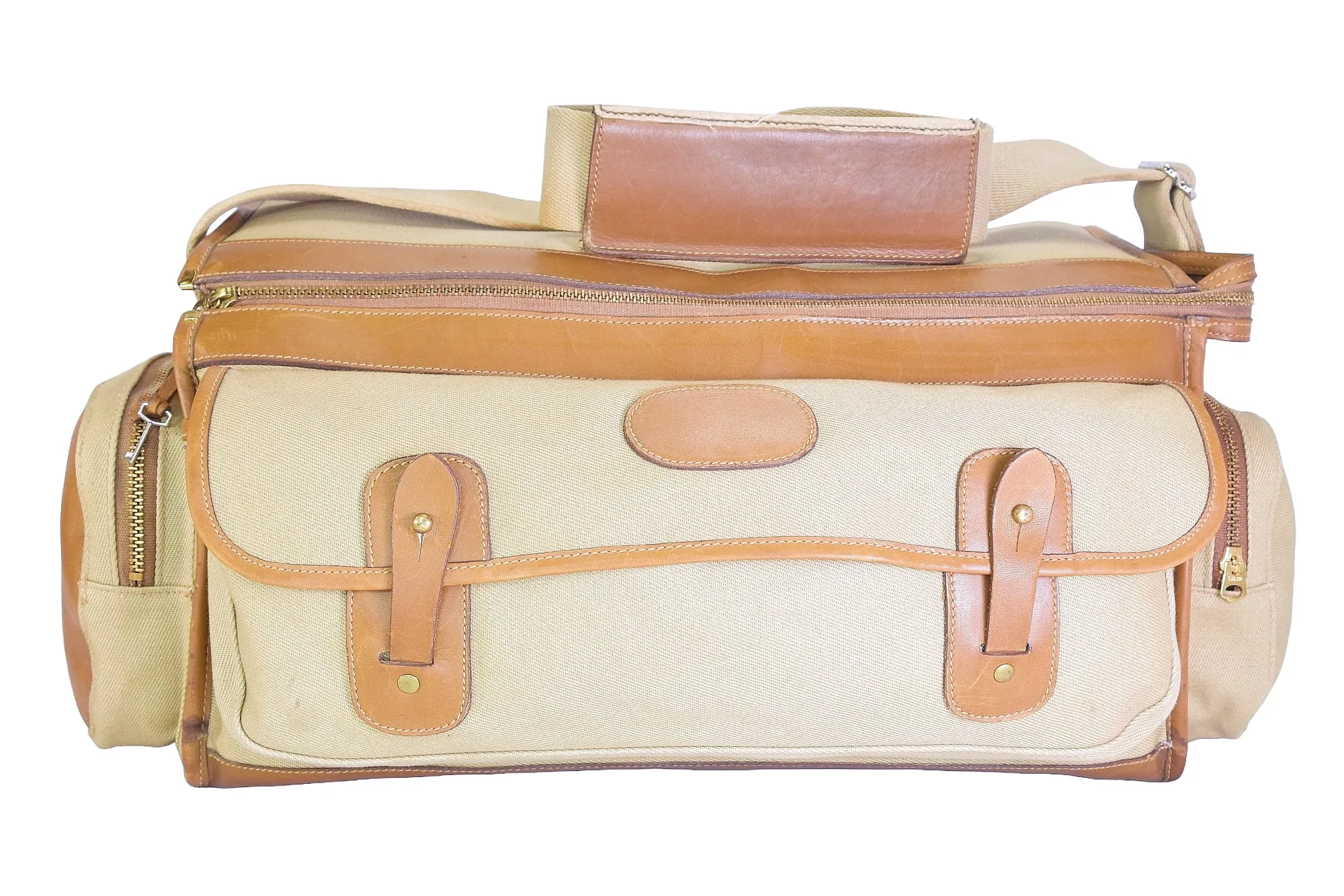 Vintage 1983 Ghurka Marley Hodgson Grip No. 35 Khaki Twill Camera Case Bag