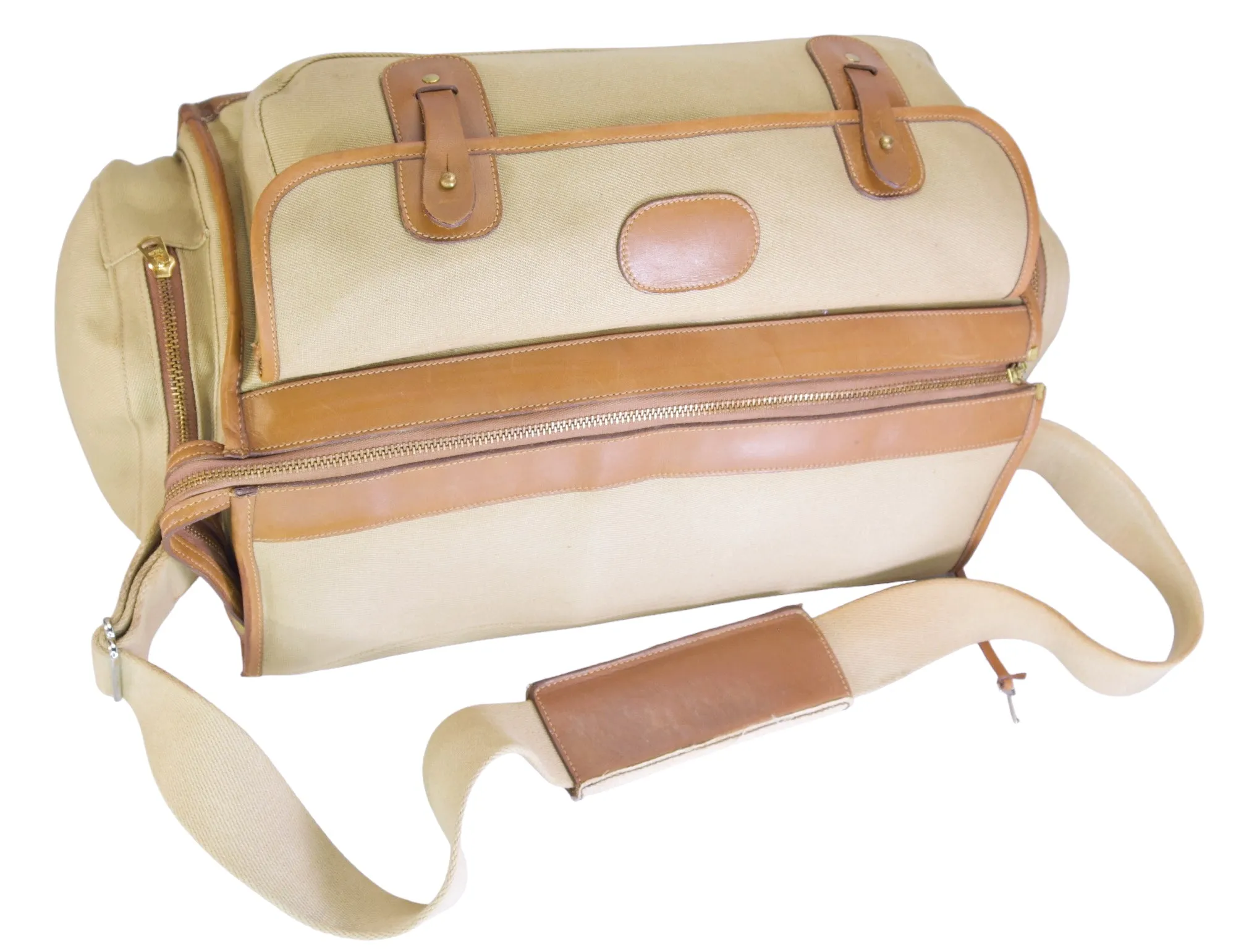 Vintage 1983 Ghurka Marley Hodgson Grip No. 35 Khaki Twill Camera Case Bag