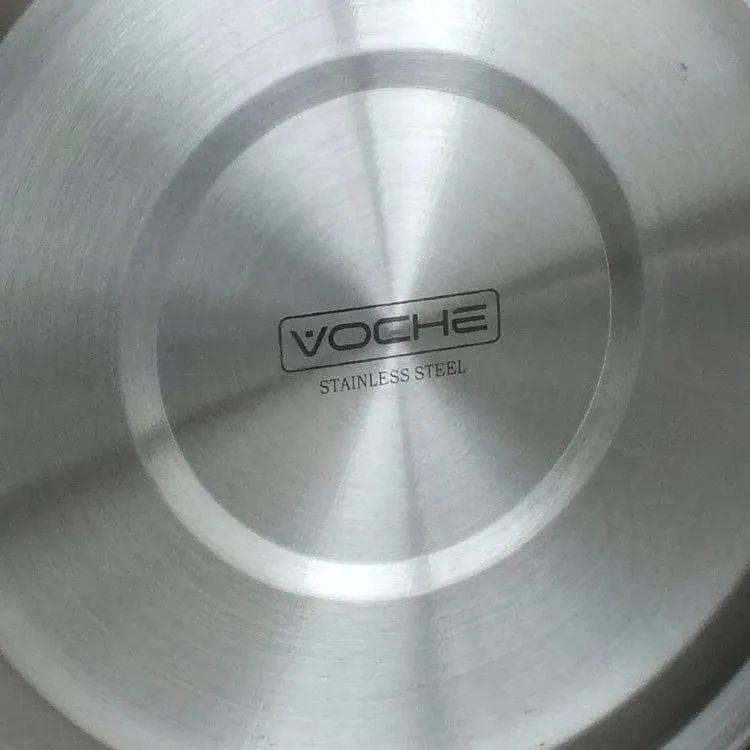 Voche® 3.5L Metallic Black Stainless Steel Whistling Kettle Gas & Electric Hobs